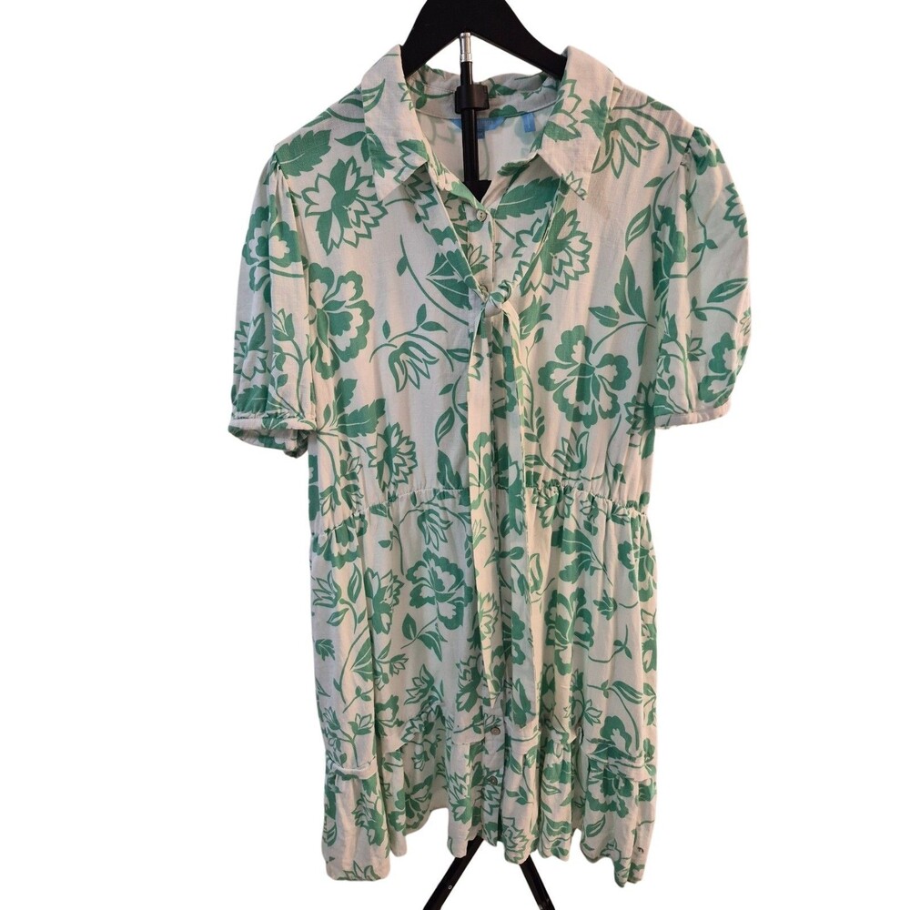 Draper James XXL Dress Midi Rayon Linen Cottage Wedding Summer Formal